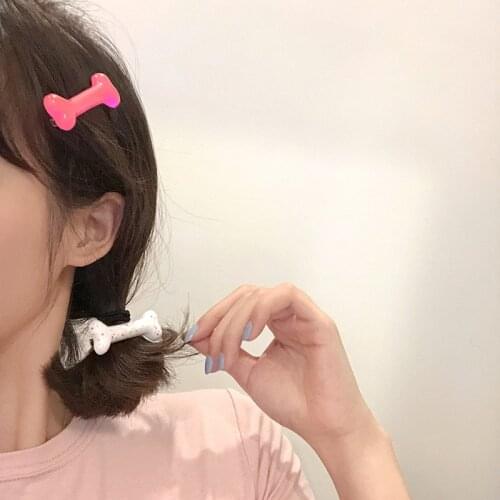 2021 Summer Hot Girl Harajuku Style INS Bone Bangs Hairpin Cute Duckbill Clip Hair Accessories For Women Headdress