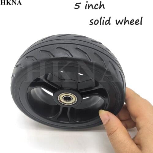 5 Inch Solid Wheels 5x2 Explosion Proof Solid Tires for Electric Scooter Jackhot Carbon Fiber Scooter Fastwheel F0