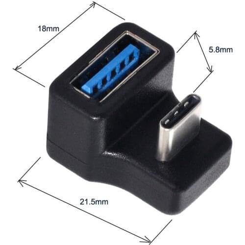 USB C Adapter Type C to USB 3.0 Adapter Type-C Adapter Cable Female Extension Adapter for Cell Phone and Tablet 1PC