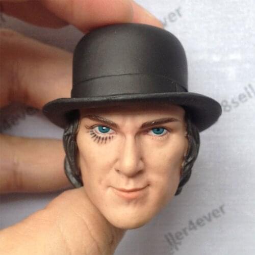 In Stock 1/6 Scale Male Figure Accessory Stanley Kubrick Head Sculpt Carved Model for 12 inches Action Figure Body