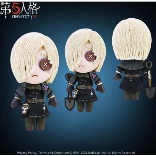 Anime Game Identity V Survivor Grave Keeper Cosplay Plush Doll Toys Andrew Kreiss Change Suit Dress Up Clothing Xmas Gifts