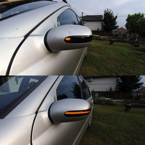 Rearview Side Wing Mirror LED Turn Signal Light Dynamic Flasher Blinker For Mercedes Benz C Class W203 S203 CL203 2000-2007