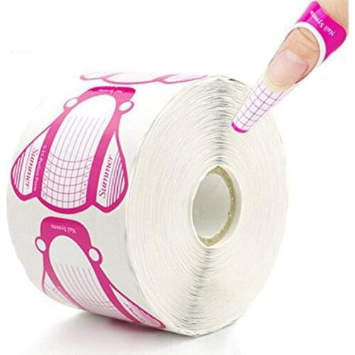 Girl DIY Nail Paper Holder Horseshoe Shaped Paper Holder Make Phototherapy Nail Crystal Nail Extension Tool Sticker Decoration