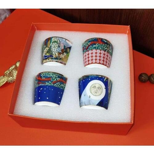 European breakfast cup milk family womens cup water cup tea best friend Gift Set