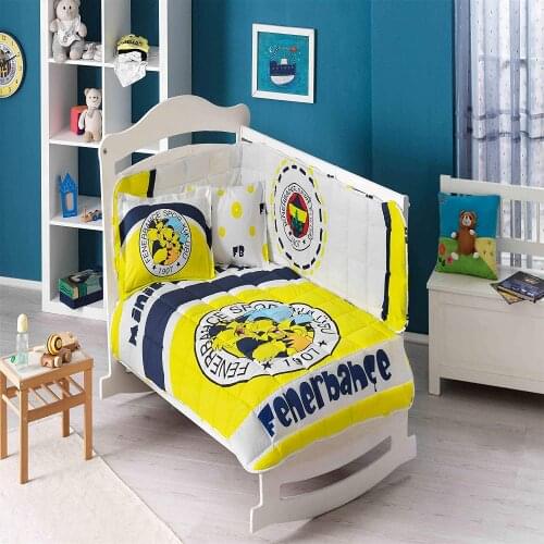 TAÇ Fenerbahçe Minik Canary Baby Single Ranforce Bedding Set/Quilt: 95x145 cmFitted Bed Sheets: 80x140 cmPillow Cover: 35x45 cm