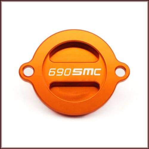 For KTM 690SMC 690 SMC R 2008 2009 2010 2011 2012 2013 2014 2015 2016 Engine Oil Filter Cover Cap Motorcycle Accessories Orange