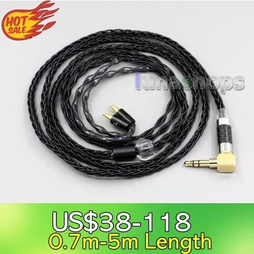 LN006355 XLR Balanced 3.5mm 2.5mm 8 Cores Silver Plated Headphone Cable For Sennheiser IE40 Pro