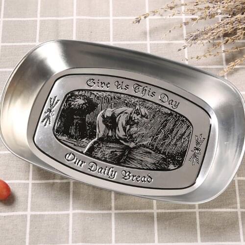 Retro Iron Fruit Plate Creative Boat-shaped Fruit Bowl Dried Fruit Plate Living Room Candy Plate for Dining table Kitchen