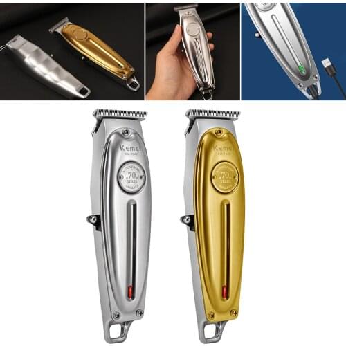 All Metal Electric USB Boys Mens Hair Clippers Kit Trimmer Mens Hair Clippers Trimmers Cordless USB Hair Grooming Machine