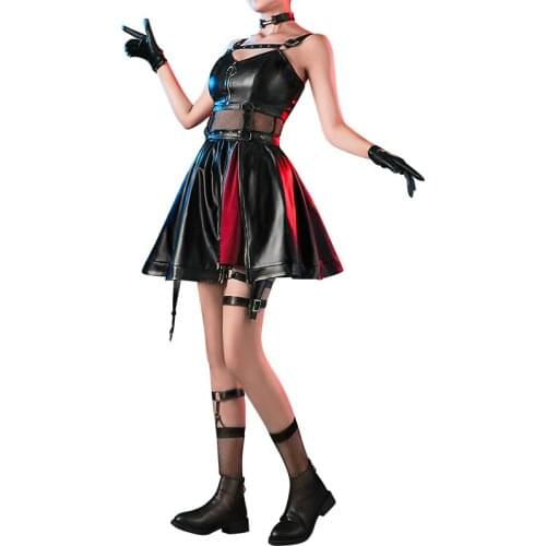 2021 New!!!Ahuan Sexy Dress Cosplay Costume Shining and Warm For Female X