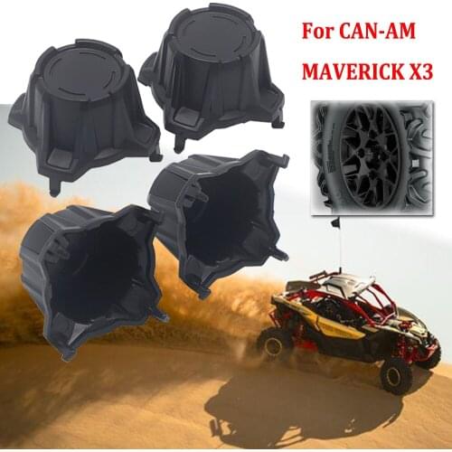 NEW For Can-Am MAVERICK X3 900 HO Max R 4x4 DS XMR XRC Turbo DPS 2017-2021 2020 2019 2018 Wheel Rim Hub Center Cap Trim Cover