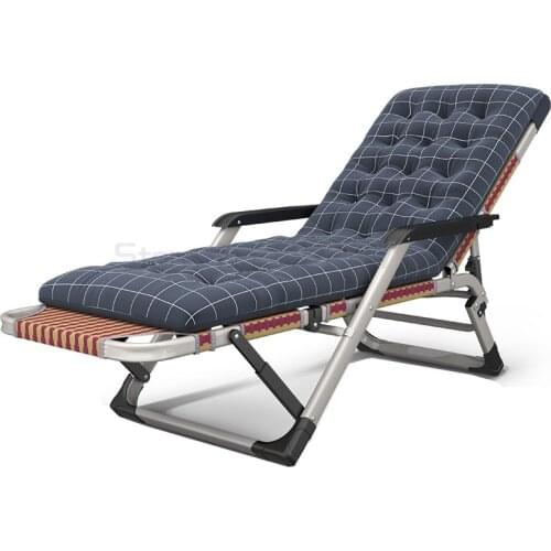 Recliner folding lunch break back chair leisure nap cool chair summer beach chair