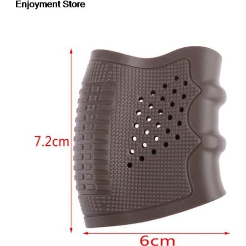 Tactical Anti-Slip Handgun Rubber Protect Cover Grip Glove Tactical Holster for Glock Hunting Black Gun Accesories