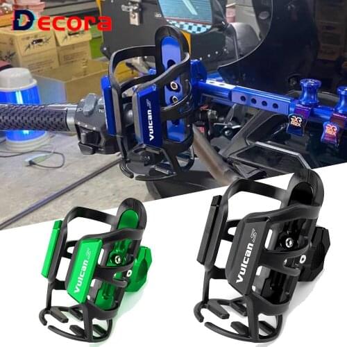 For KAWASAKI VULCAN S 650 VN650 high quality Motorcycle Accessories CNC Aluminum Beverage Water Bottle Drink Cup Holder Mount