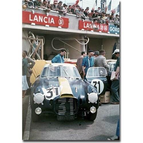 24 Hours Of Le Mans Poster Painting Canvas Print Nordic Home Decor Wall Art Picture For Living Room Frameless