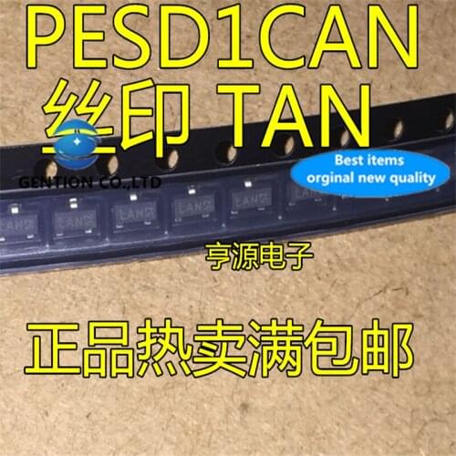 50Pcs PESD1CAN TAN SOT23 ESD Protection diode in stock 100% new and original