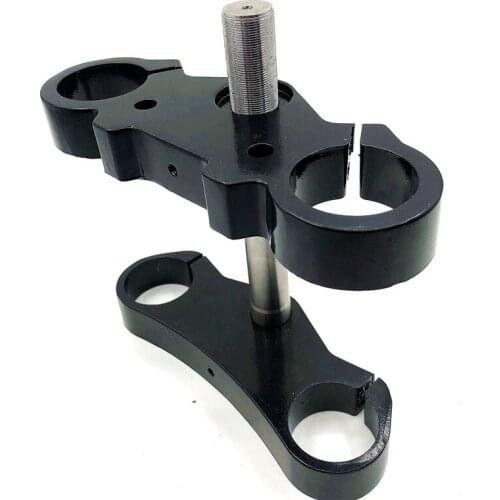 Aluminum Motorcycle 22mm 7/8" Handlebar Riser Mount Bars 45MM inverted shock absorber direction device upper and lower plate