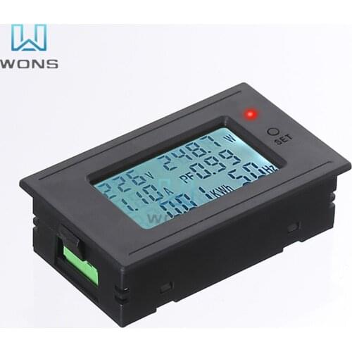 AC Digital Display Voltage Current Power and Electricity Meter