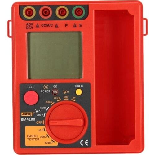 SZBJ BM4100 Digital Ground Resistance Tester Grounding Shake Table Lightning Tester