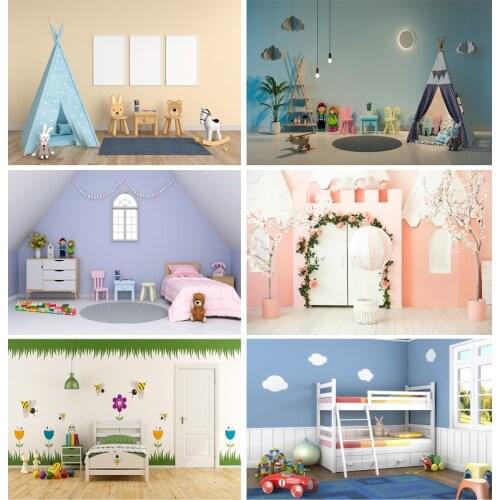 Children Kids Portrait Photography Backdrops Baby Shower Newborn Birthday Photo Backgrounds Room Party Decor 210318ETF-04
