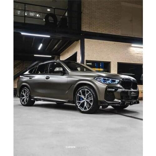 Suit For New the w X6 G06 Modified Bla Warrior Small Surround Front Side Skirt Rear Lip Middle Net Rearview Mirror