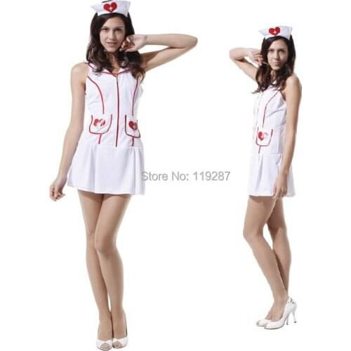 Nurse Costume Women free Size Erotic Products Sexy Lingerie Hot Suit Nursing Uniform dresses for 155-170cm