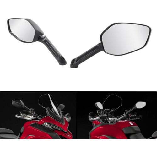 Motorcycle Motorbike Rear Side View Mirror Replacement For Ducati Multistrada 1200 1200 S 2015 Black