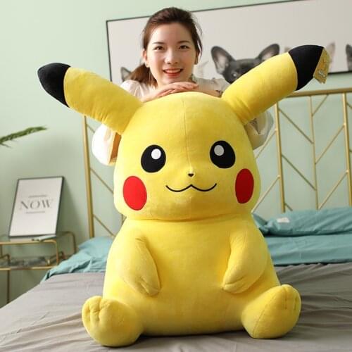 Pikachus Stuffed Toys Plush Doll Big Size Pillow Bulbasaur Squirtle Pokemoned Charmander Appease Room Decorations Kid Gifts
