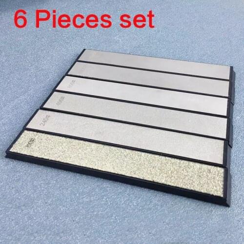 6 pcs Grit Diamond whetstone set Knife Sharpener Household Kitchen diamond sharpening stone Knife Sharpening System