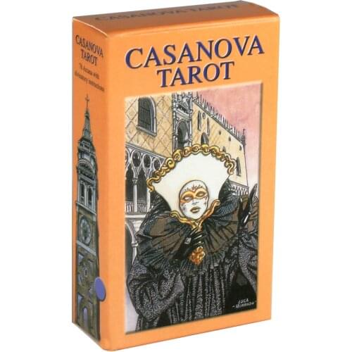 NEW Casanova Tarot Cards English Version Oracle Divination Fate Game Deck Table Board Games Playing Card With PDF Guidebook