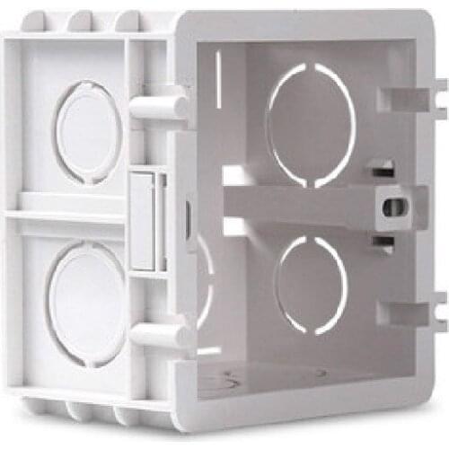New 1.5 pitch 86 Cassette Wall Plate Adjustable Mounting switch socket Box For 86 Type PVC Wall Plate Switch