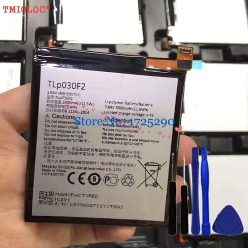 New High Quality 3000mAh TLp030F2 Battery For Alcatel One Touch Idol 4S OT-6070 OT-6070K 6070Y For BlackBerry DTEK60 BBA100-1