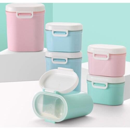 Baby Formula Milk Storage Infants Portable Milk Powder Formula Dispenser Food Container Storage Feeding Box for Kids Food PP Box