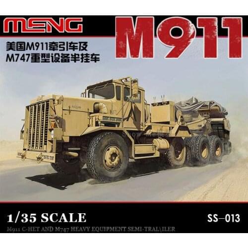 Meng Model 1/35 SS-013 M911 C-HET (8x6) & M747 Heavy Equipment Semi-Trailer
