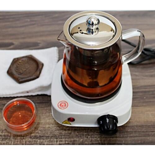 Portable Electric Burner 500W Single Stove Mini Hotplate Adjustable Temperature 95AC