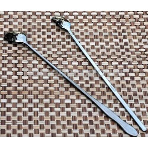 Shaker Mixing Stir Bar Cocktail Spoon Stainless Steel Long Handle- 2 Patterns