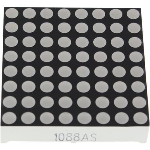 20pcs Smart Electronics 3mm 8 * 8 Led Lattice Bright Red Dot Matrix Module Free Shipping 8*8 8x8