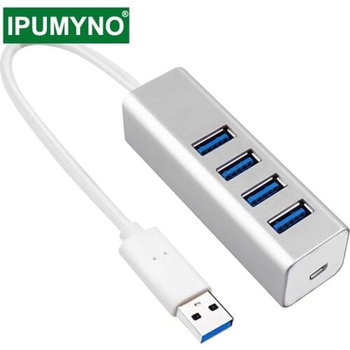 High Speed 4 Port USB 3.0 C HUB Multi USB 3.1 OTG Splitter Adapter For Macbook Pro Air Laptop Desktop Computer PC Accessories