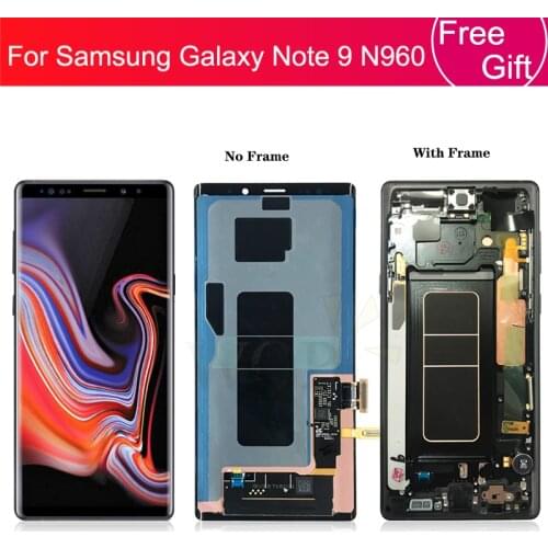 LCD For Samsung Galaxy Note 9 N960 Lcd Display Touch Screen Digitizer Assembly With Frame For Samsung note 9 Screen Replacement