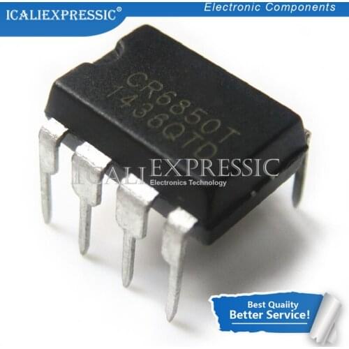 10PCS CR6850 CR6850T DIP-8 In Stock