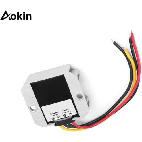 DC12V/24V to 5V 10A 50W Vehicle Voltage Reducer DC-DC Buck Converter Step Down Voltage Regulator Module Waterproof IP68