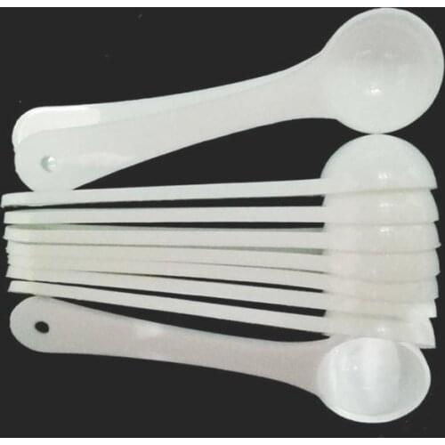 8000pcs 1g Measuring Spoons Plastic Nutrition Powder Plastic Measuring Scoops Individual Packing Measuring Spoons SN1441
