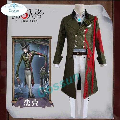Anime!Identity V Jack Good Kid Game Suit Qizhen Fashion Uniform Cosplay Costume Halloween Party Role Play Outfit Custom Made NEW