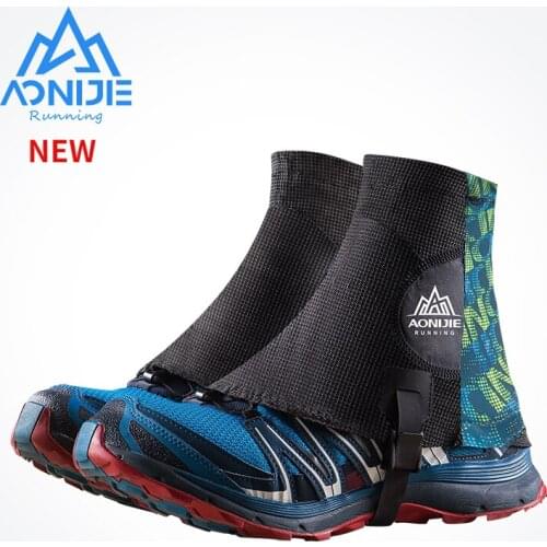 AONIJIE E941 Outdoor Unisex High Running Trail Gaiters Protective Sandproof Shoe Covers For Triathlon Marathon Hiking Reflective