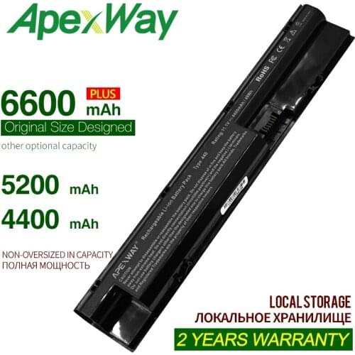 ApexWay FP06 New Laptop Battery For HP COMPAQ ProBook 440 445 450 455 470 G0 G1 G2 707617-421 708457-001 708458-001 FP06XL FP09