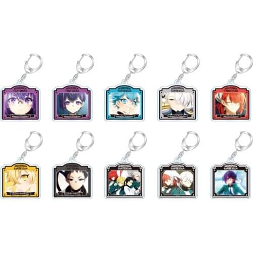 Anime Pretty Boy Detective Club Doujima Mayumi Soutouin Manabu Bags Pendant Acrylic Keychain Cosplay Keyring Cartoon Decorative