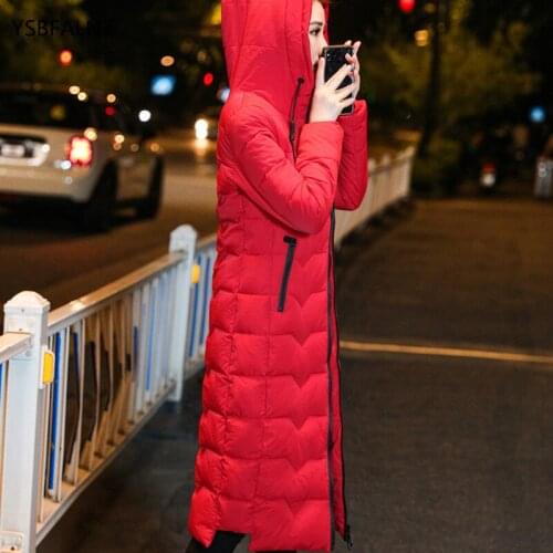 Black Doudoune Winter Jacket Women Clothing Korean Style Fashion Red Clothes Woman 2020 Long Thicken Slim Plus Size Ropa De Dama