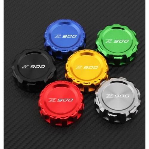 For Kawasaki Z900 Z 900 z900 Hot sell Motorcycle CNC Aluminum Rear Brake Fluid Reservoir Cover Cap With Logo