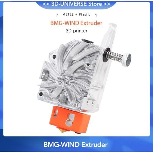 BMG Metal+ Plastic BMG-WIND V6 Dual Drive BMG Extruder For Simple Installation Ender 3 Short Distance Printing 3D Printer Parts