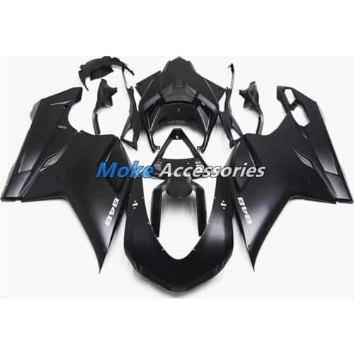 Motorcycle Fairings Kit Fit For 848 1098 1198 2007-2012 Bodywork Set High Quality ABS Injection NEW Matte Black